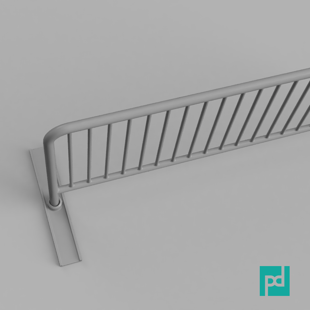 3D Printable Barricade - Solid File